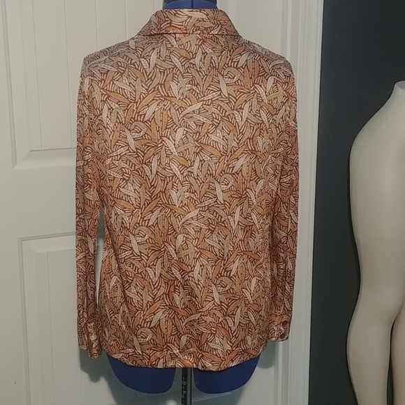 Fall inspired button up blouse - Picture 2 of 4